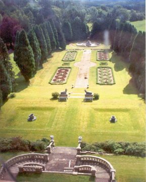 5-1-07-2 - Ardross Formal Garden from Castle - RJ Oct 07 - ITALIAN 2