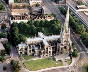 5-10-32-01- St Mary Redcliffe  JP from air