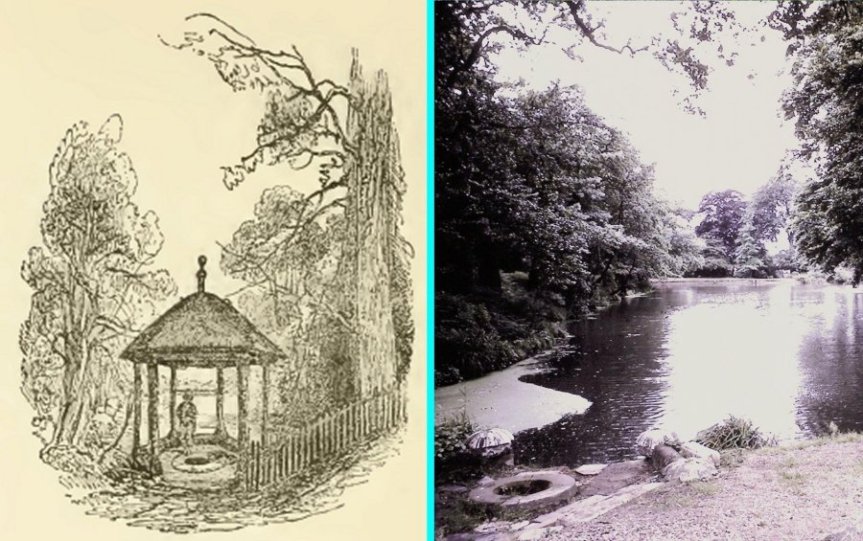 5-1-44-02 - Bromley Gardens - St Blaise's Well c1845 and 1960
