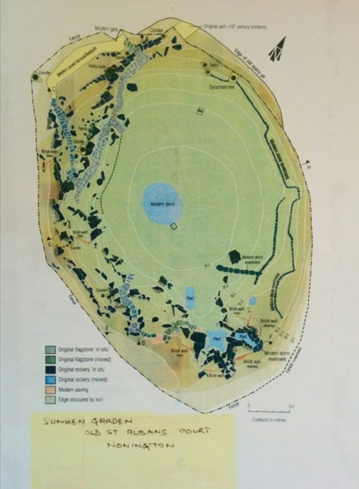 5-20-62-12 - Sunken Garden at St Albans Court 1